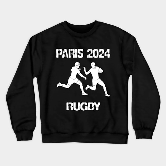 Paris 2024 Crewneck Sweatshirt by Womens Art Store